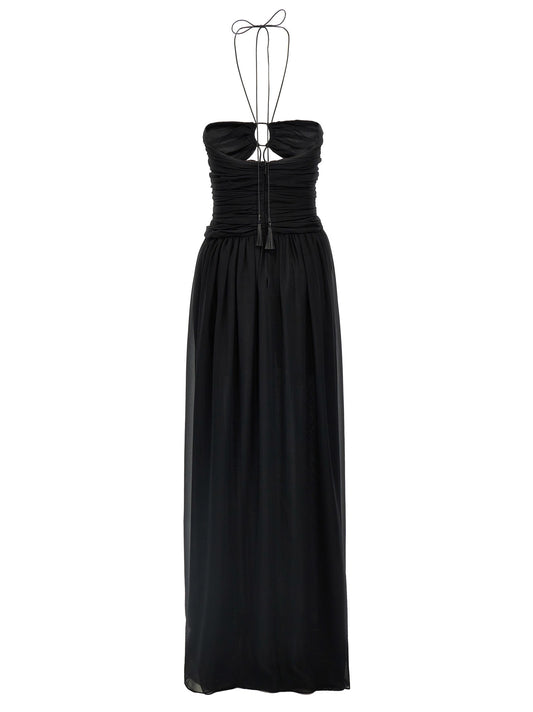Tom Ford Silk Dress — Cut-Out Black Evening Dress