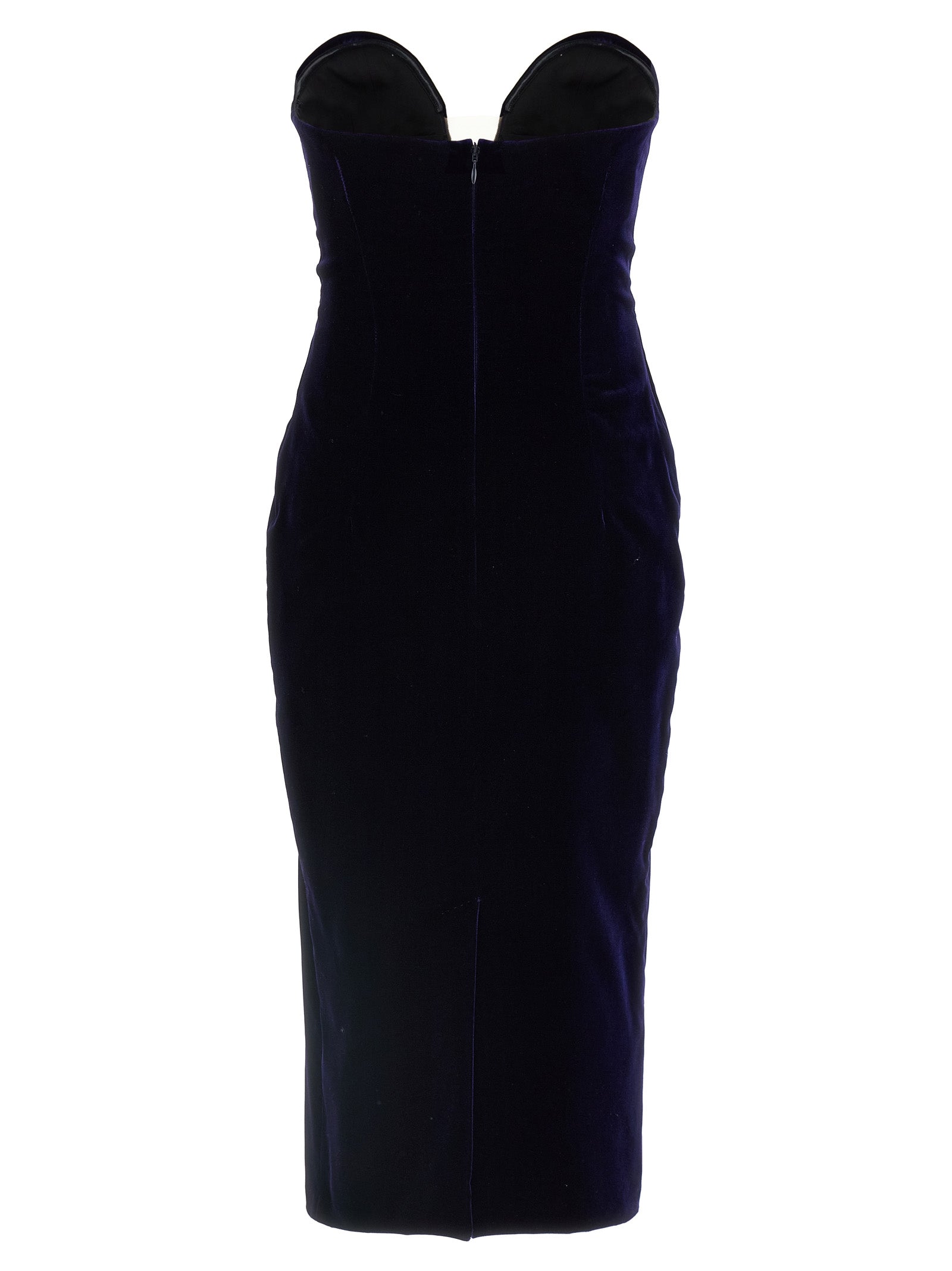 Tom Ford Cocktail Dress — Velvet Off-Shoulder Midi