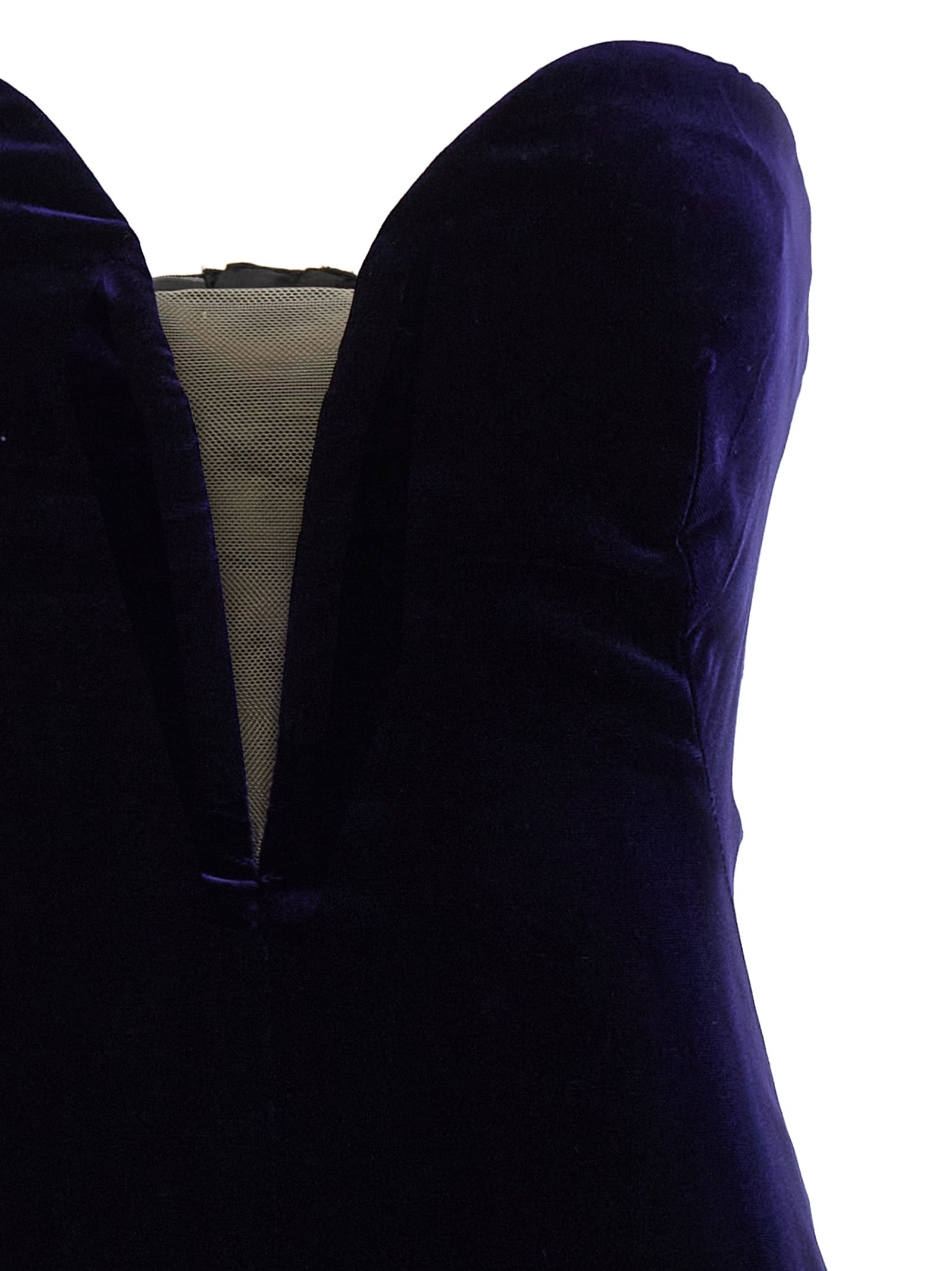 Tom Ford Cocktail Dress — Velvet Off-Shoulder Midi