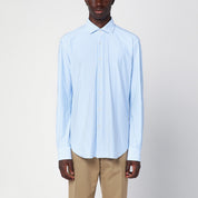 XACUS Striped light blue poplin Active shirt