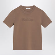 Hazelnut Viscose Crêpe T‑Shirt — Max Mara