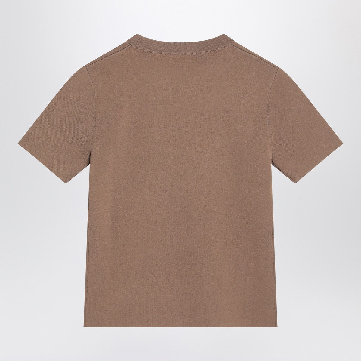 Hazelnut Viscose Crêpe T‑Shirt — Max Mara