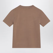 Hazelnut Viscose Crêpe T‑Shirt — Max Mara