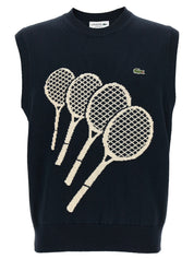 Lacoste Jacquard Cotton Vest