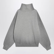 Acne Studios Grey oversized turtleneck sweatshirt