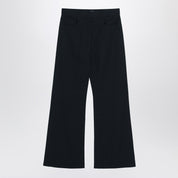 Acne Studios navy blue pinstripe trousers