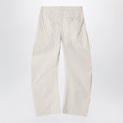 Acne Studios Casual twill trousers light beige