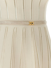 Elisabetta Franchi Weft Dress à Jour