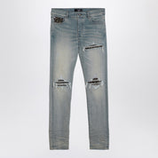 AMIRI Leopard Jeans MX1 antique indigo