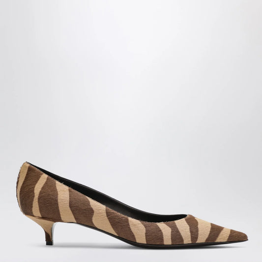 Jimmy Choo Amelia pumps in zebra-print pony hair