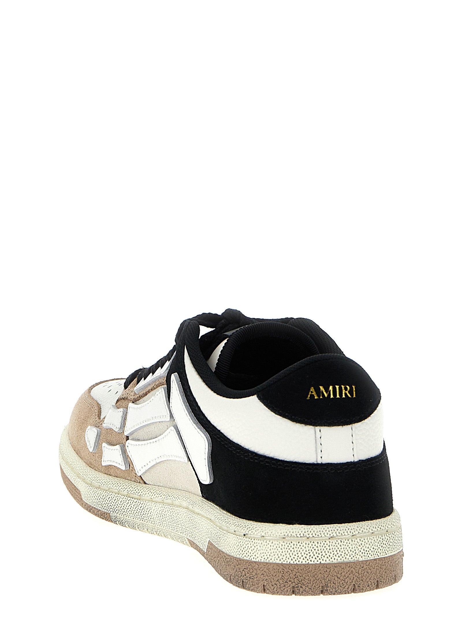 Amiri Distressed Skel Top Low Sneakers