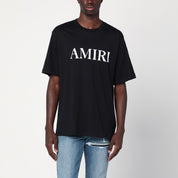 T-shirt en coton noir AMIRI avec logo
