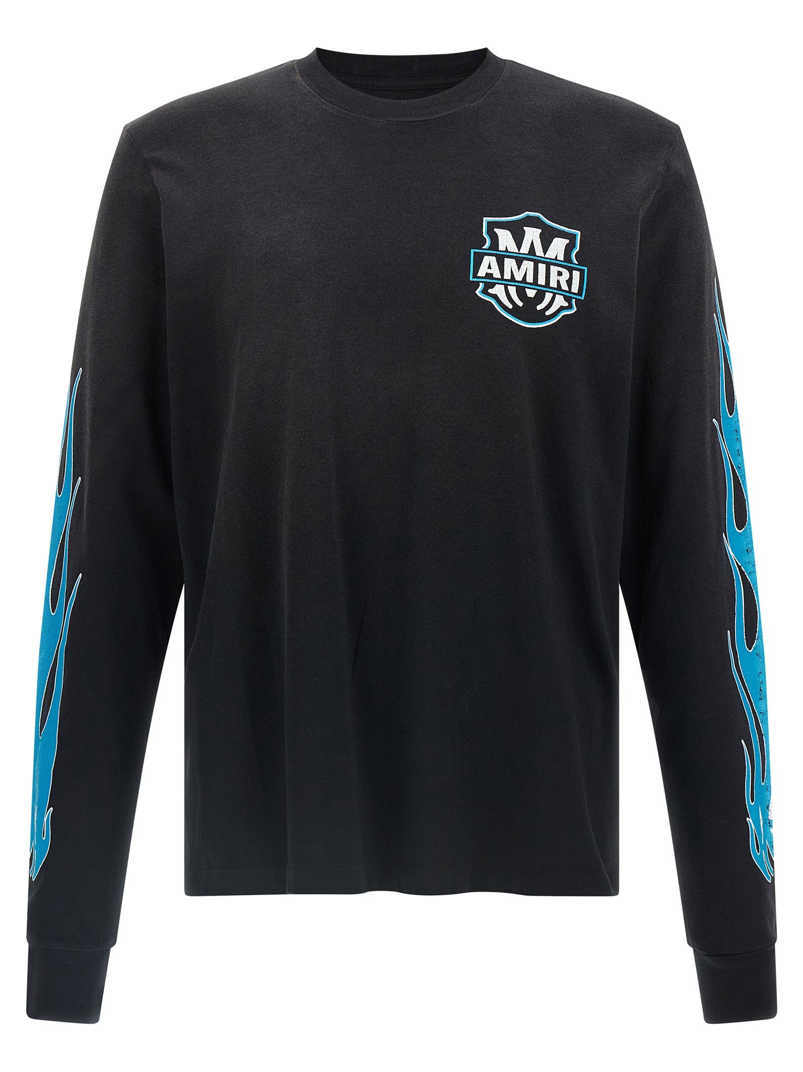 Amiri Eagle Flames T-shirt — Men's Black Topwear