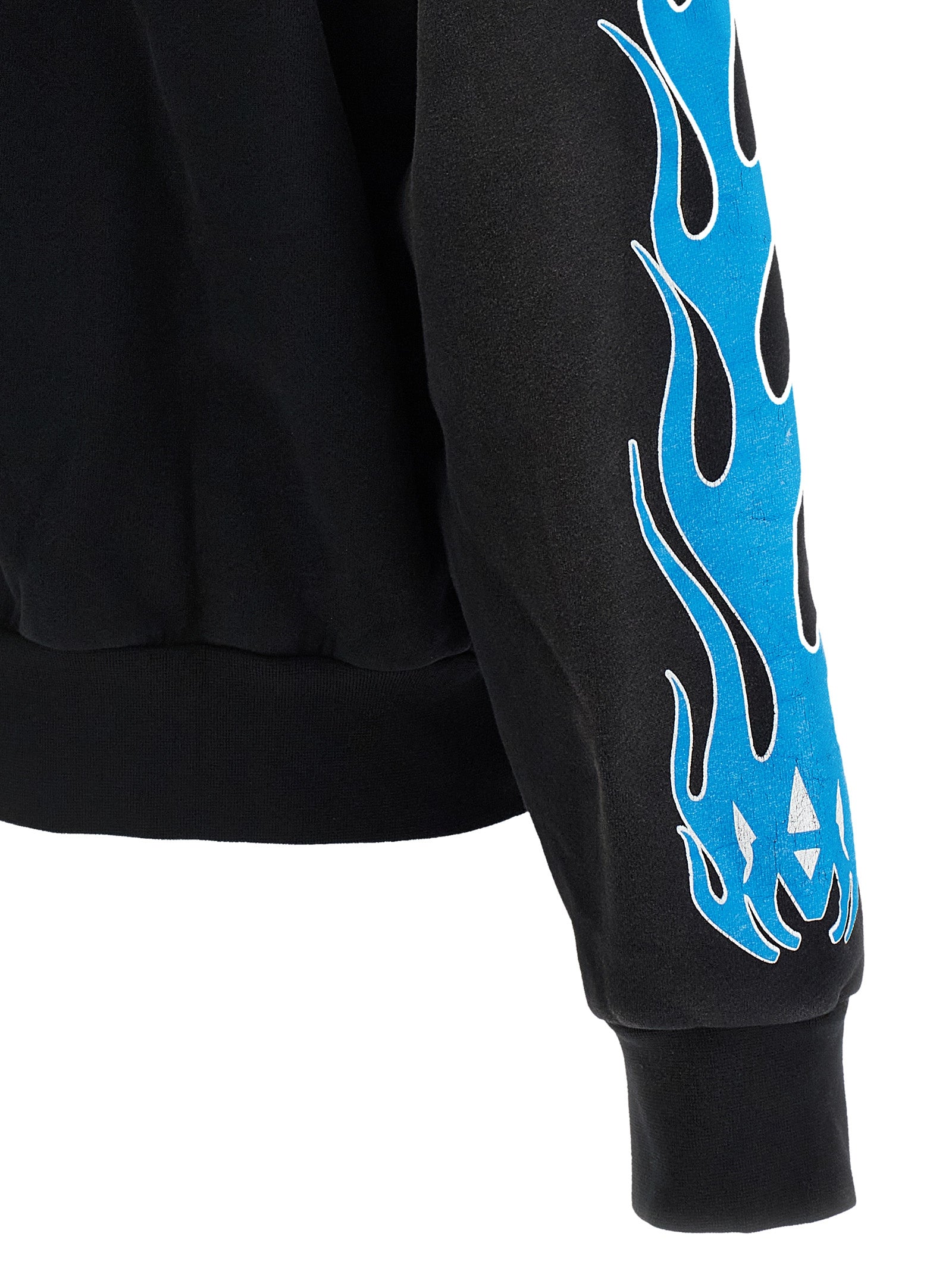 Amiri Ma Flames Hoodie - Men's Black Topwear