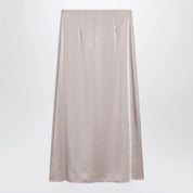 Weekend Max Mara Blush satin midi skirt