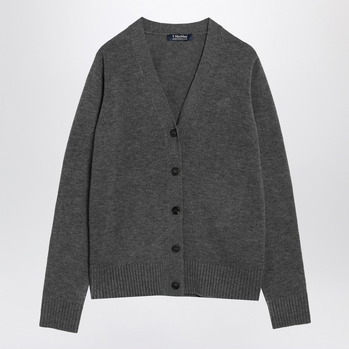 S Max Mara Grey wool cardigan