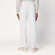 Santaniello White corduroy trousers
