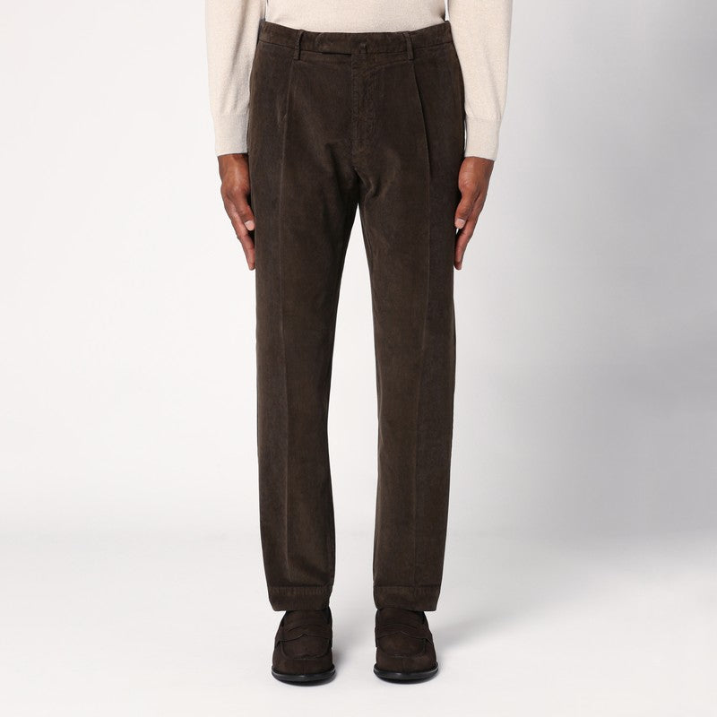 Santaniello Brown corduroy trousers