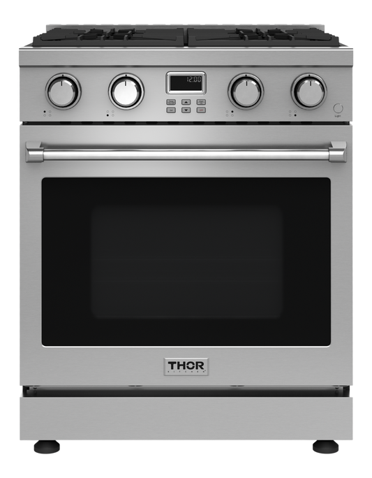 THOR Kitchen 30-Inch Gas Range - Contemporary Professional - ARG30