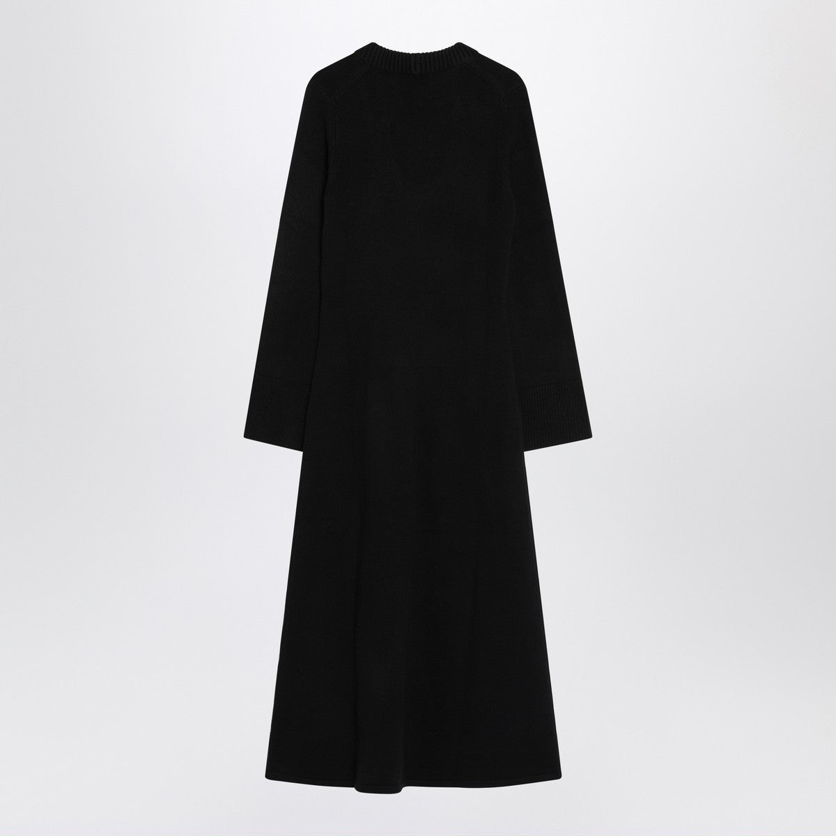 Long Black Ari Knit Dress — LouLou De Saison