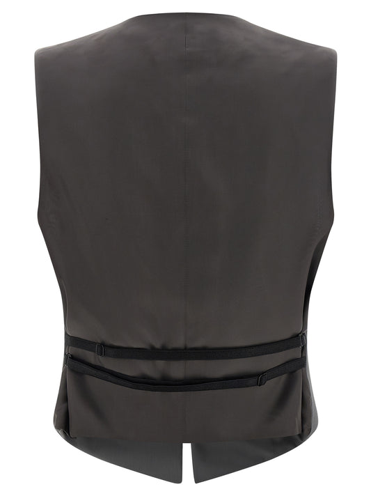 Armarium Guia Vest — Virgin Wool V-Neck Vest