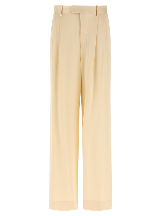 Armarium Giorgia Trousers — High-Waist Beige Pants