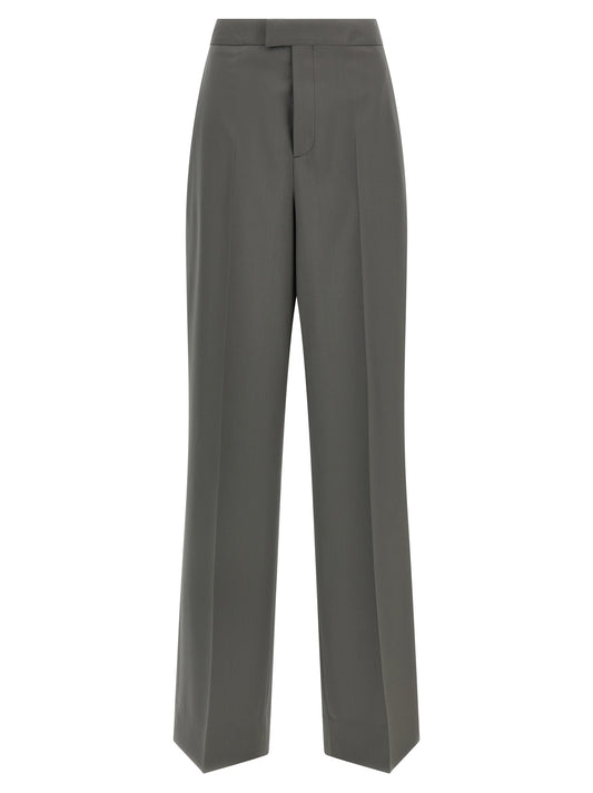 Armarium Juno Trousers — Tailored Wool Wide Leg (Gray)