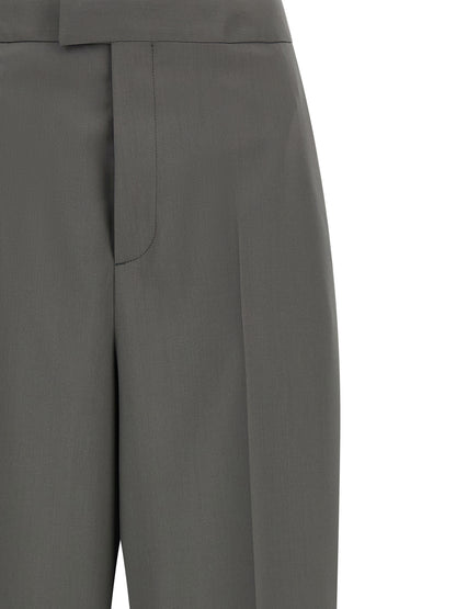 Armarium Juno Trousers — Tailored Wool Wide Leg (Gray)