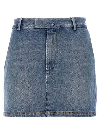 Armarium Lula Mini Skirt — Denim Miniskirt for Women