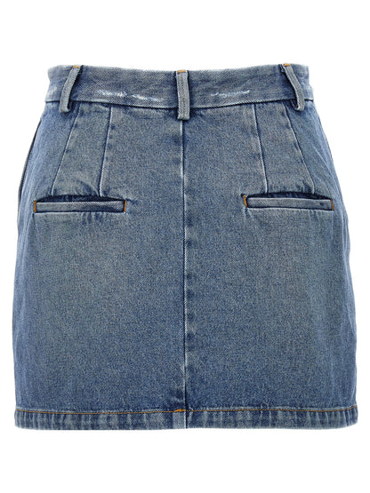 Armarium Lula Mini Skirt — Denim Miniskirt for Women