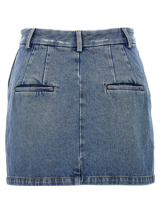 Armarium Lula Mini Skirt — Denim Miniskirt for Women