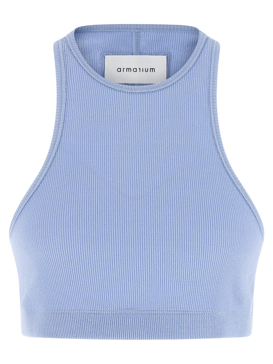 Armarium Filippa Top — Light Blue Ribbed Tank (Women)