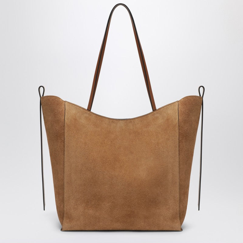 Noesi Asia cognac suede bag