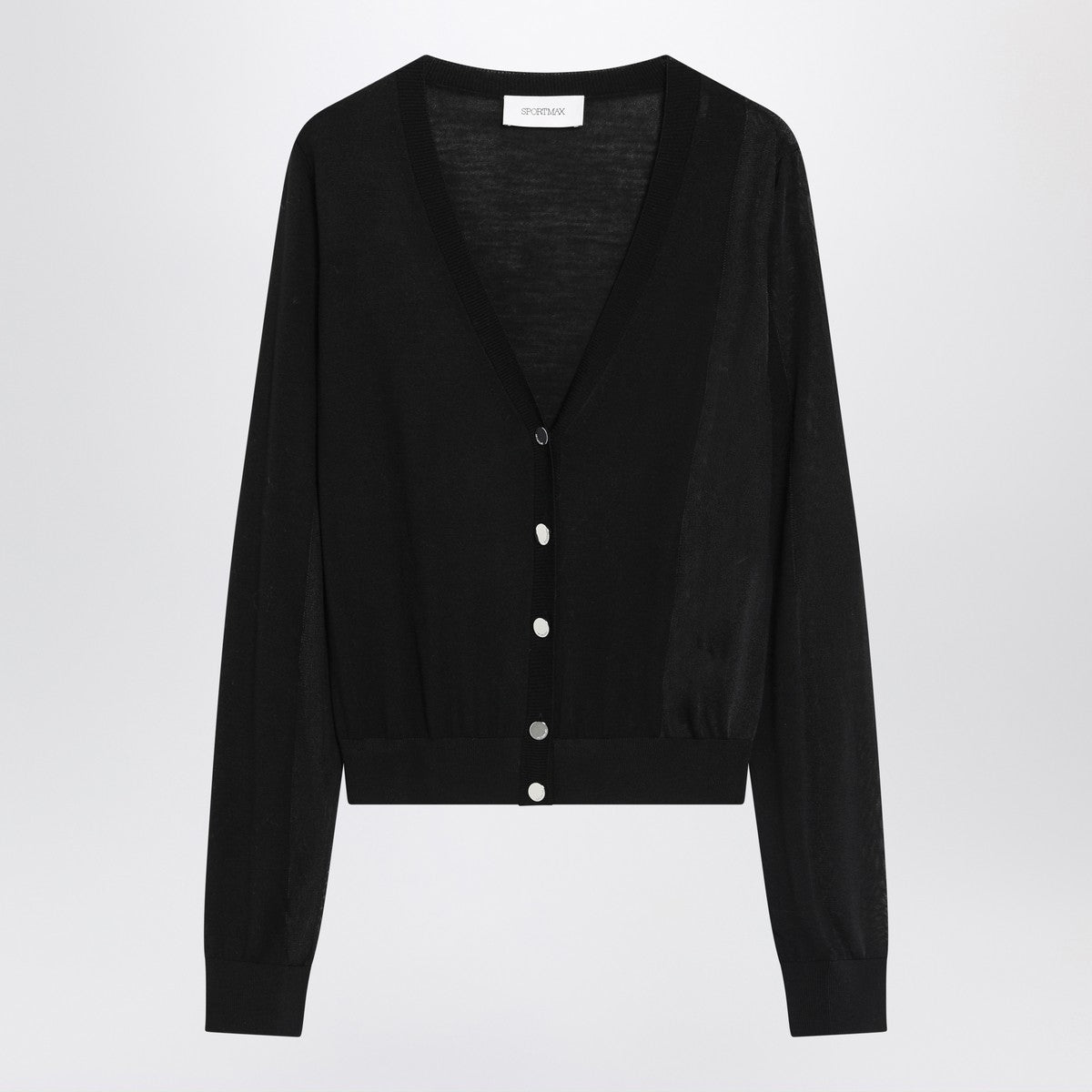 Sportmax Black wool cardigan