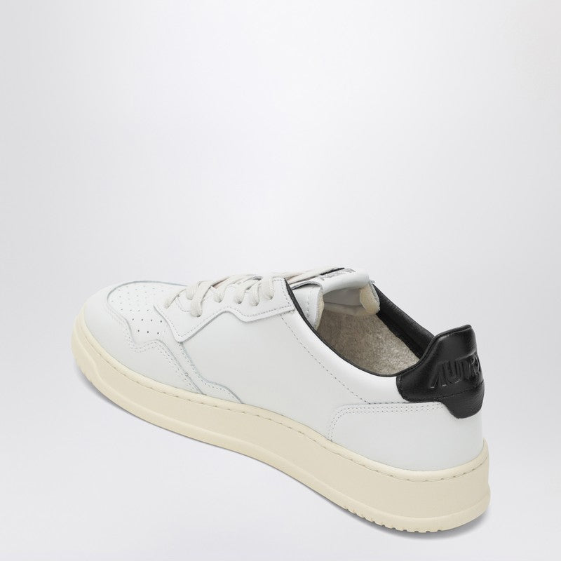 Autry Medalist trainer in white and black leather suede