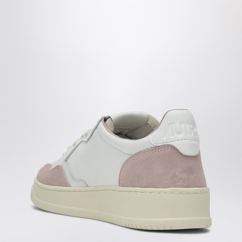 Autry Medalist sneakers in white powder leather and suede