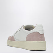 AUTRY Medalist sneakers in white/powder leather and suede