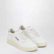 Autry Medalist white/gold leather trainer