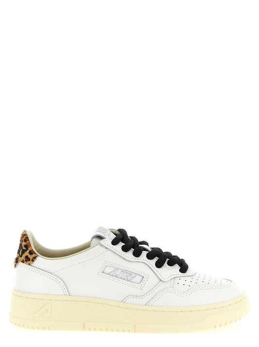Autry Medalist Low Sneakers for Women — Brown Leather
