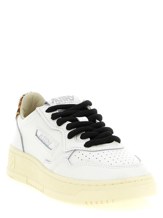 Autry Medalist Low Sneakers for Women — Brown Leather