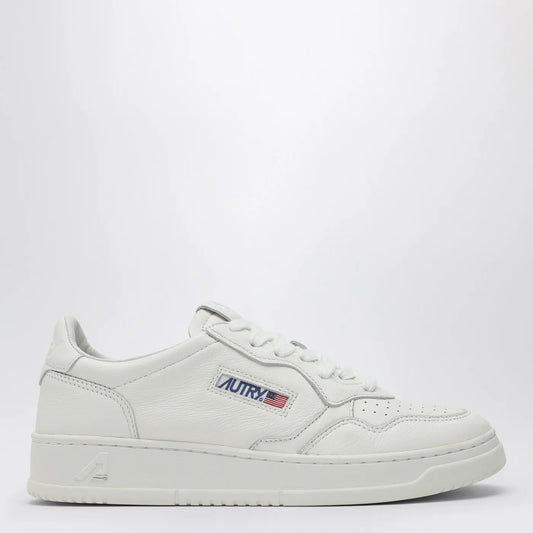 AUTRY Medalist Low white goatskin leather Sneakers