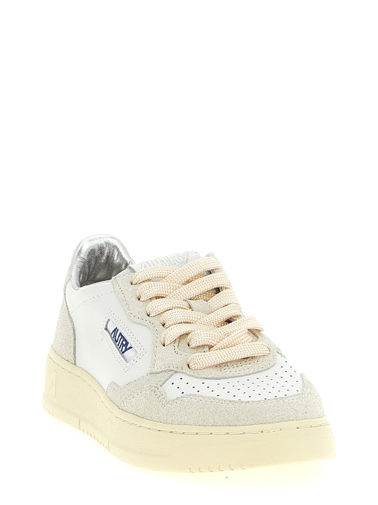 Autry Medalist Low Sneakers for Women – Beige Leather
