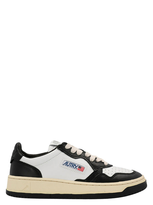 Autry Medalist Low Sneakers for Women — White/Black
