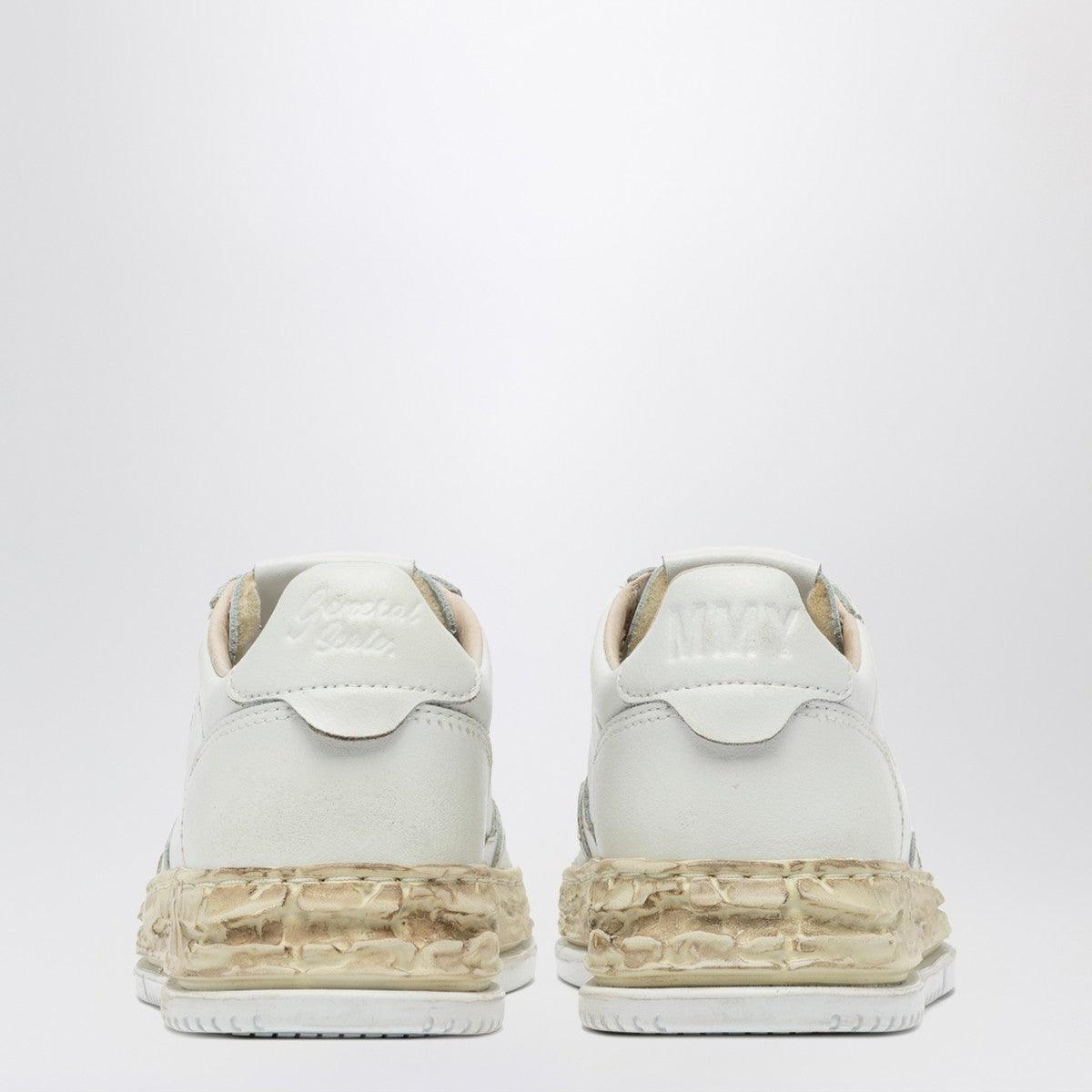 Baskets Autry X Mihara Yasuhiro White Sup Vint en cuir