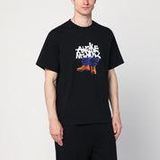Awake NY Black T-shirt with Stomper logo print