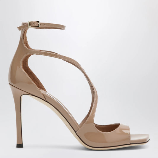 Jimmy Choo Sandals — AZIA Patent Leather Pink