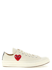 Comme Des Garçons Play Sneakers X Converse — White Heart