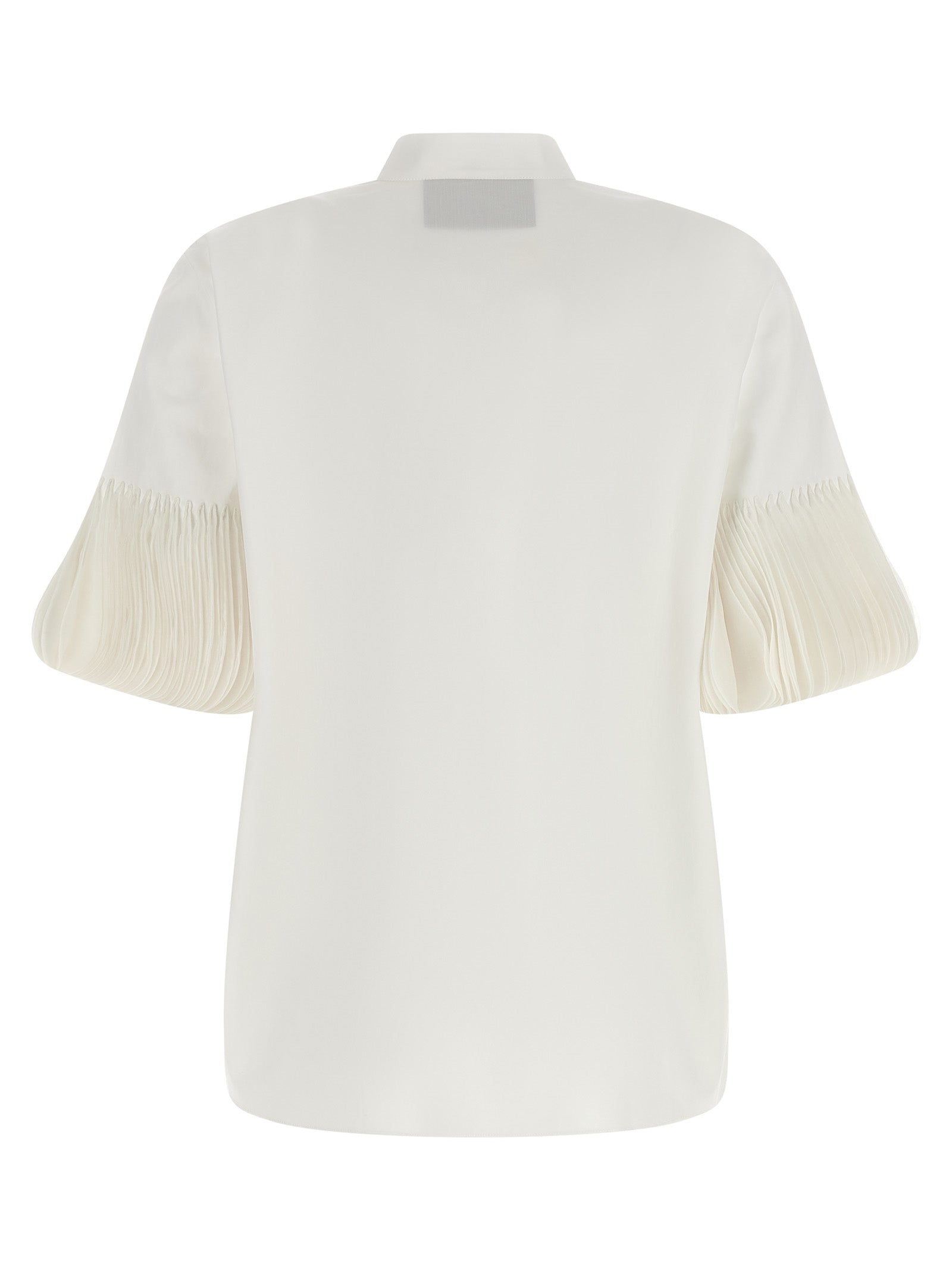 Valentino Garavani Poplin Embroidered Shirt — Women’s White