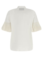 Valentino Garavani Poplin Embroidered Shirt — Women’s White