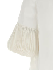 Valentino Garavani Poplin Embroidered Shirt — Women’s White